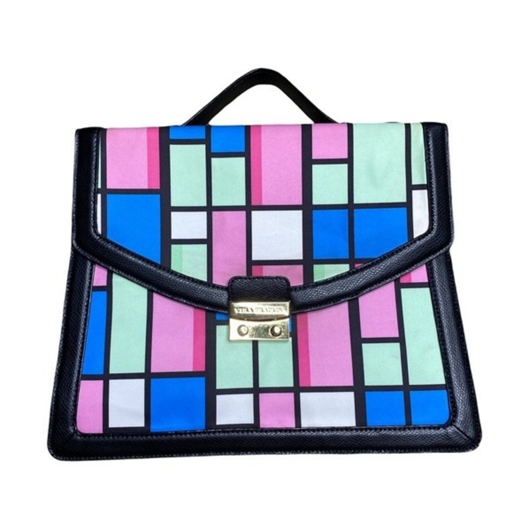 Vera Bradley Change It Up Purse in Exotic Retro Floral Grid